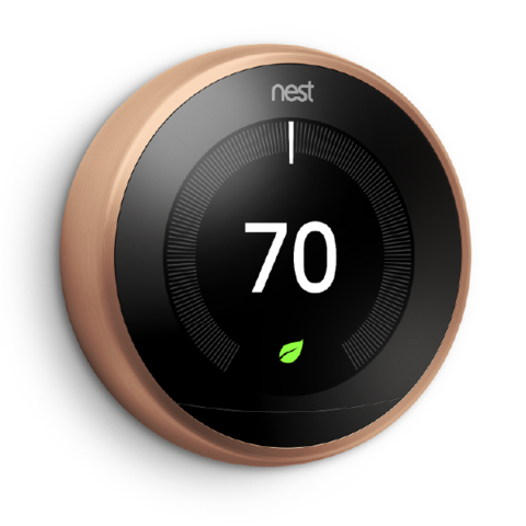 3rd Gen Nest Learning Thermostat - Copper image 418648916012