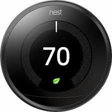 3rd Gen Nest Learning Thermostat - Black image 418647801900