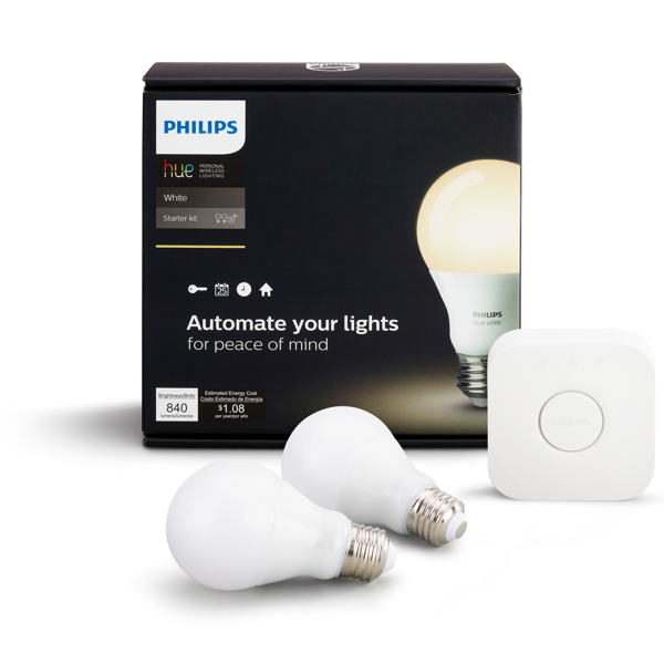 Philips® Hue A19 Starter Kit (Multiple Options Available) image 418595700780