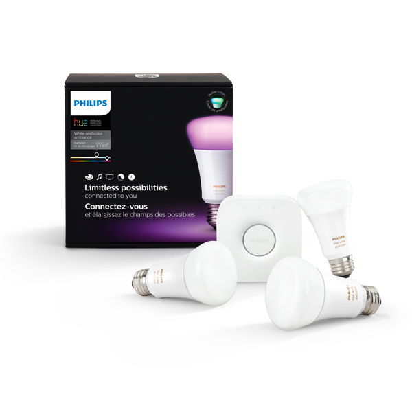Philips® Hue A19 Starter Kit (Multiple Options Available) image 418595635244